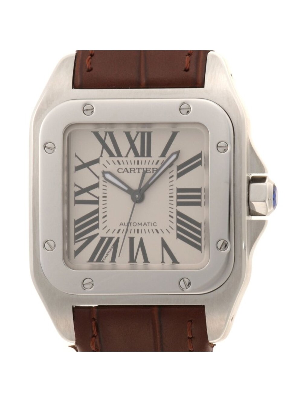 Cartier Santos 100 Watch Steele Third Party